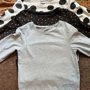 Black Spots 4 Pack Basic T-Shirts